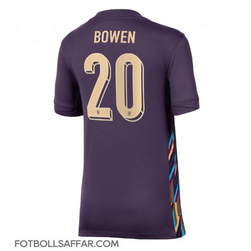 England Jarrod Bowen #20 Bortatröja Dam EM 2024 Kortärmad